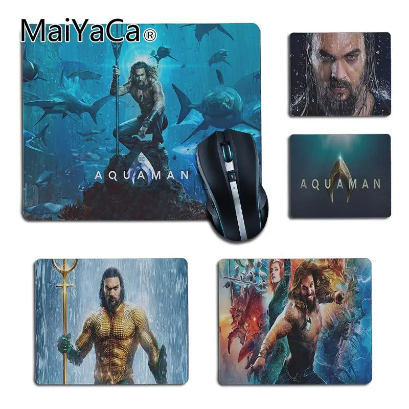 MaiYaCa Aquaman movie Customized MousePad Computer Laptop Anime Mouse Mat DIY Design gaming Mouse pad Rug For PC Laptop Notebook