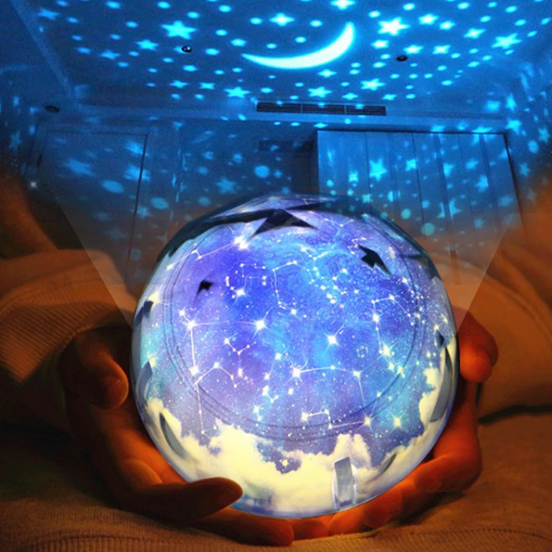 

New Magic Earth Universe LED Night Light Planet Projector USB/Battery Decoration LED Laser Light Novelty Cosmos Projector