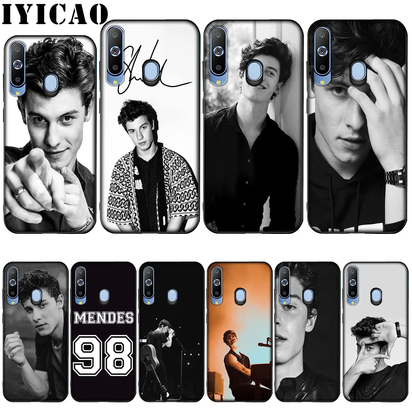 

IYICAO Shawn Mendes 98 Silicone Soft Case for Samsung Galaxy A10 A30 A40 A50 A70 M10 M20 M30 Cover