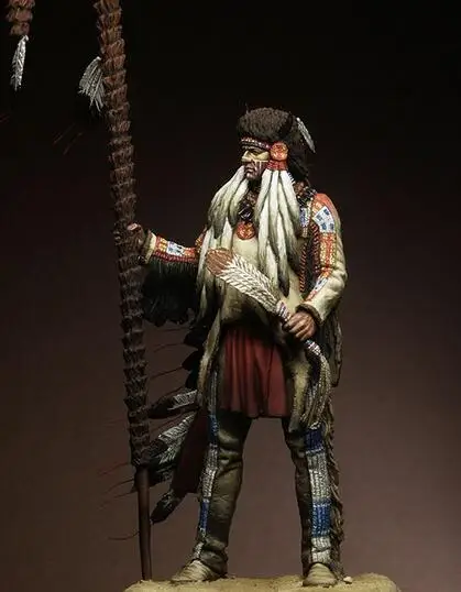 

1/24 Scale Resin figure Aboriginal fighters 75mm