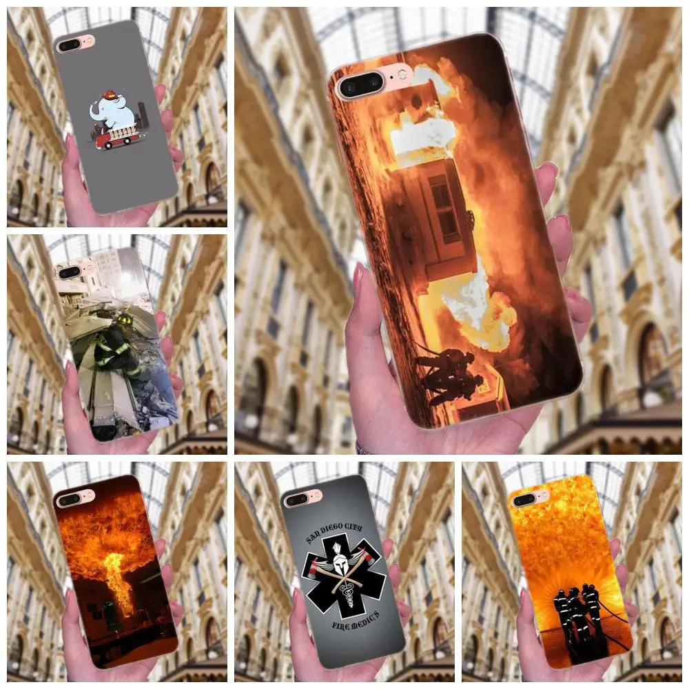 Мягкий чехол Emt Fireman Fire Rescue роскошный для Huawei Honor 4C 5A 5C 5X 6 6C 6A 6X 7 7X 8 9 V8 V10 Y3II Y5II Y6II G8 P7