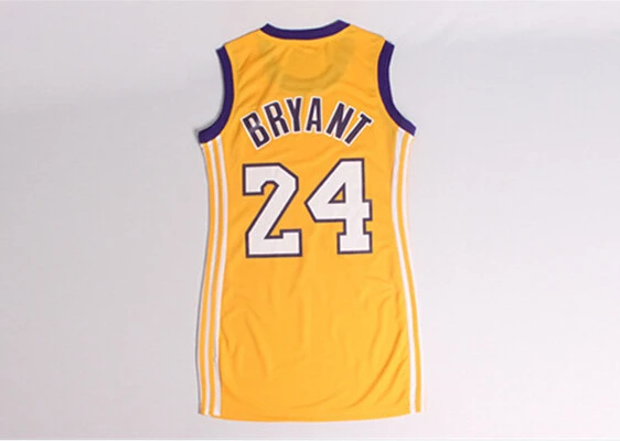 #24 Kobe Bryant Women Woman Basketball Shirt Jersey Sexy Dress Basketball Jersey S-XL free shipping #24 Kobe Bryant Women Woman Basketball Shirt Jersey Sexy Dress Basketball Jersey S-XL free shipping