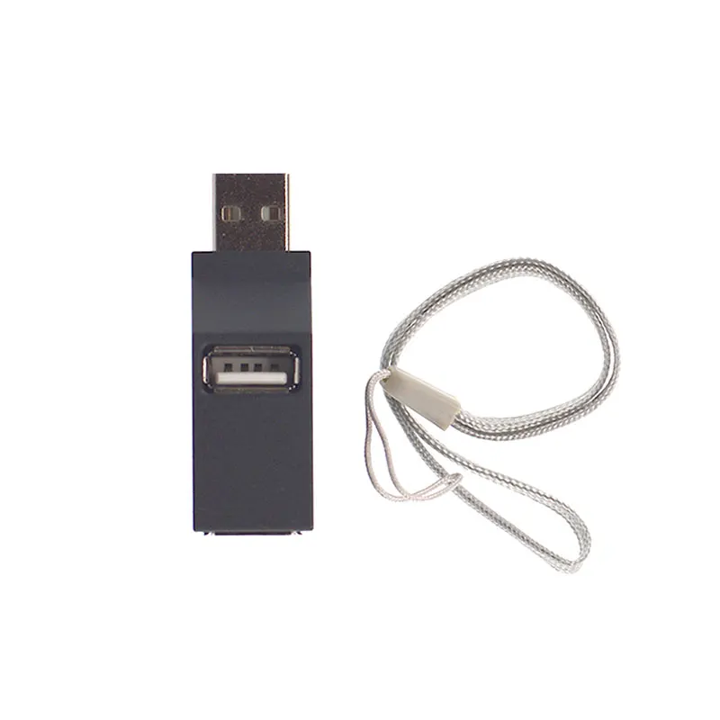 EASYA Mini USB 2,0 концентратор 3 порта Портативный usb-хаб 480 Мбит/с высокоскоростной тонкий хаб USB разветвитель черный для ноутбука