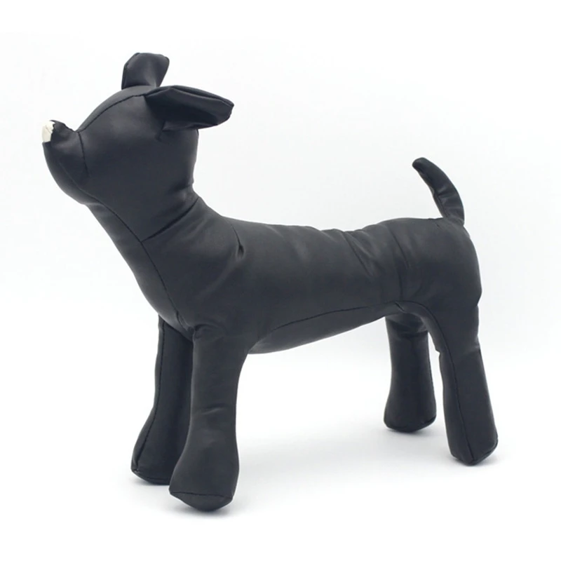 Топ!-кожаные манекены для одежды для собак стоящая позиция собака модели игрушки животное магазин дисплей манекен белый S