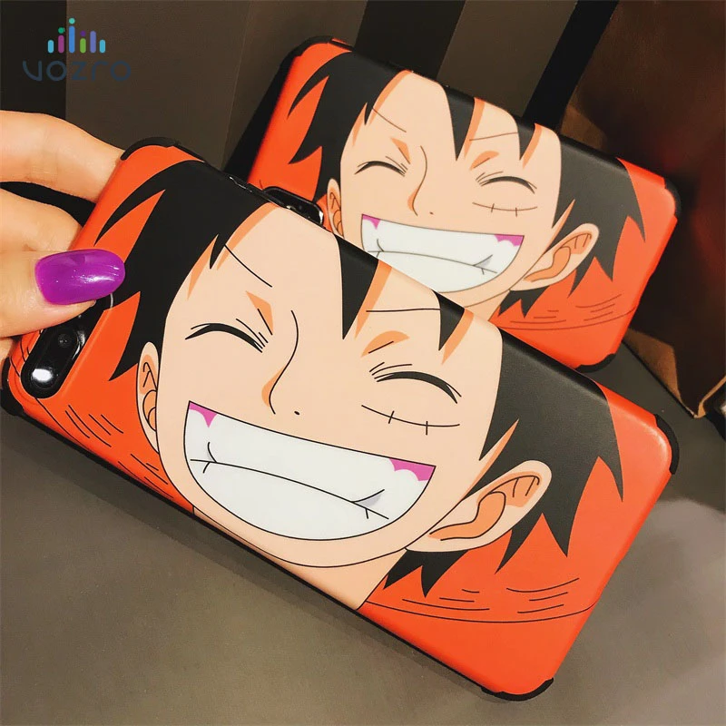 

VOZRO ONE PIECE Phone Case For Iphone 6 6s 7 8 Plus X Xr Xs Max Bumper Telephone Covers Accessories Bag