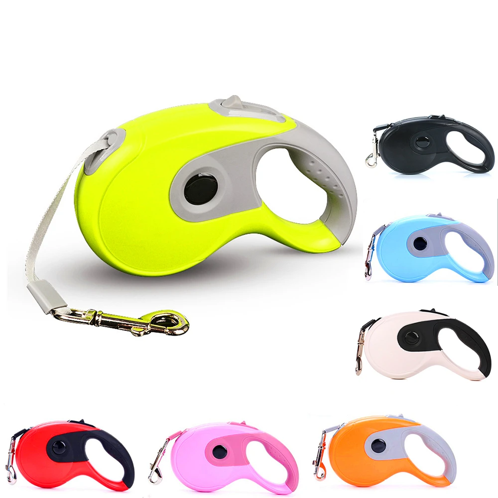 

Roulette For Retractable Auto Dogs Leashes 3M/5M/8M Dog Collar Cat Leads Puppy Nylon For Small Medium Large Pets Accessories