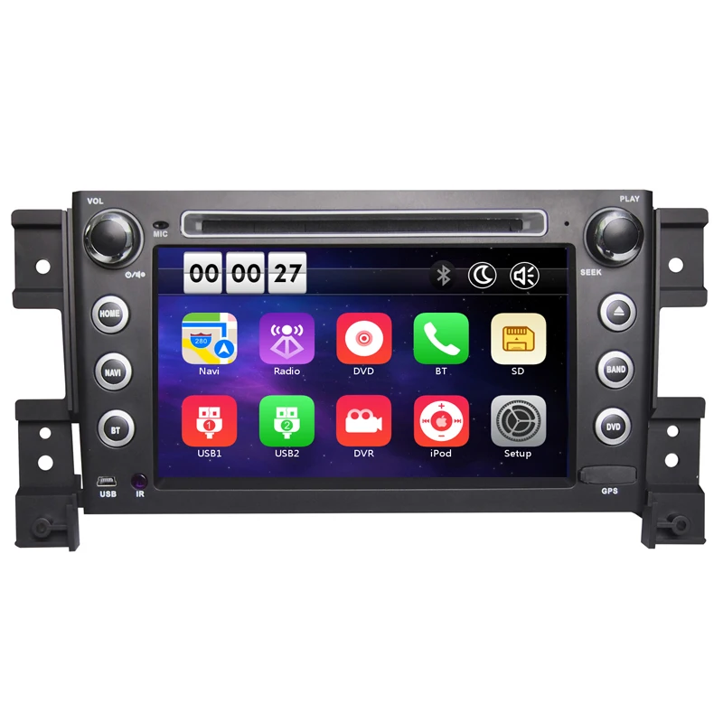 Two Din 7 Inch Car DVD Player For SUZUKI grand vitara 2005 With 3G Host GPS