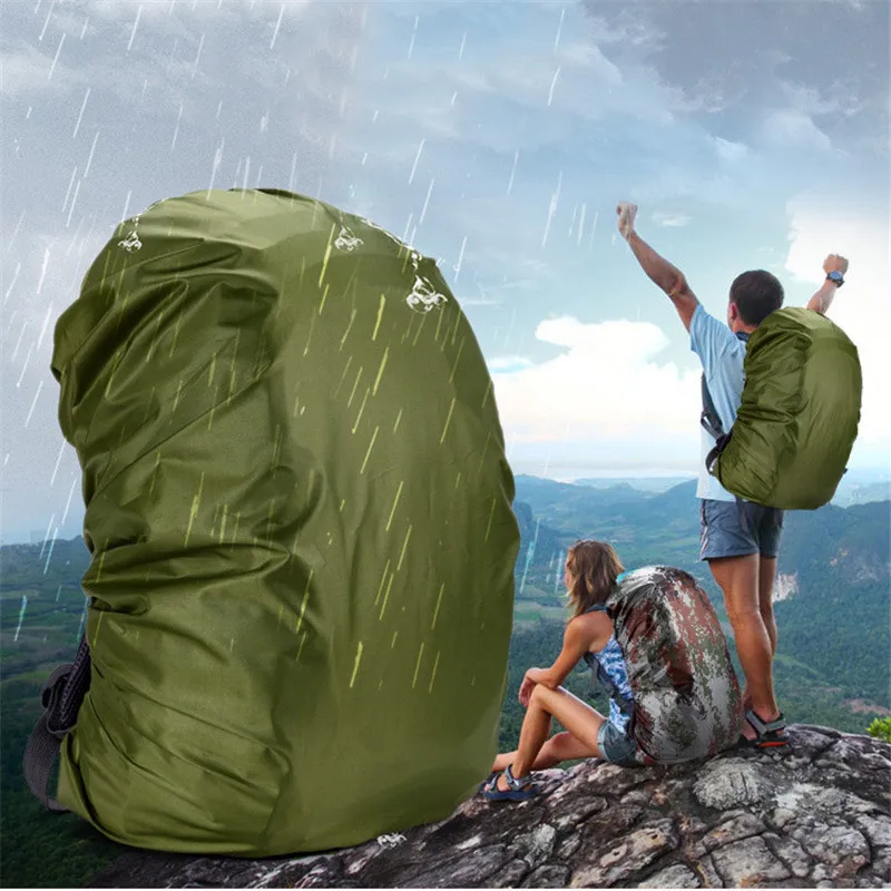 

35-80L Rain Bag Cover Portable High Quality Waterproof Backpack Anti-theft Outdoor Camping Hiking Cycling Dust Rain Cover