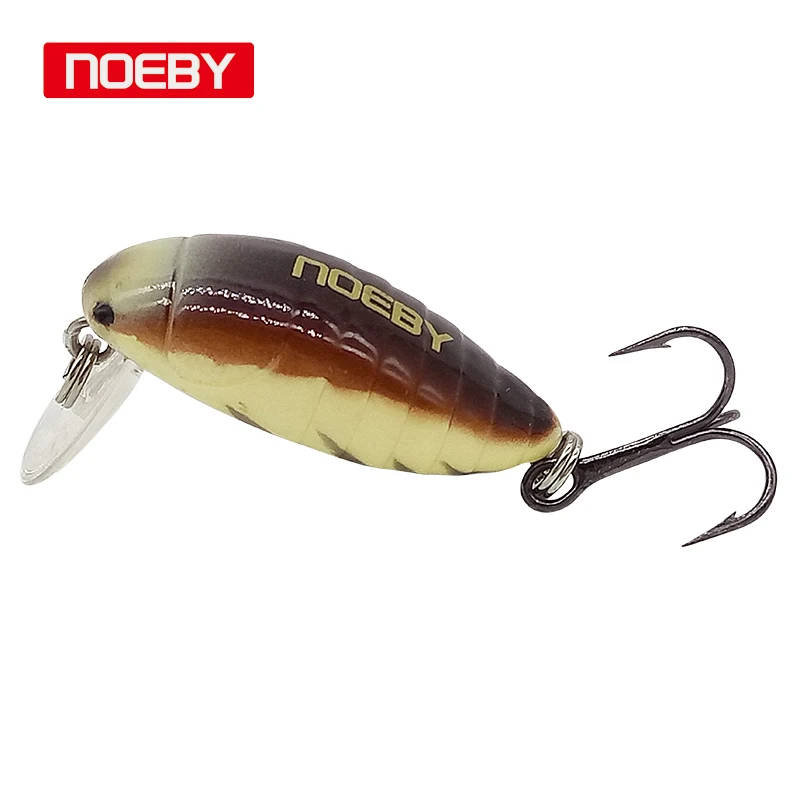 Noeby насекомых приманка жесткая Приманка Тройной Крючок воблер 1 шт. 28 мм/2g