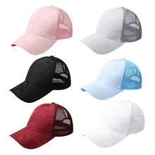 Лето-осень Camo Выходная шляпа Бейсбол Кепки шапки с вырезами для хвостов для женский рюкзак Кепки s