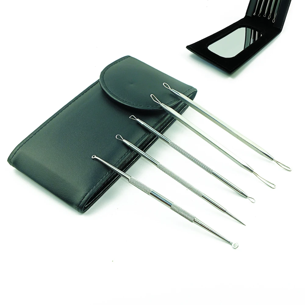 

Blackhead Acne Remover Tool Kit Stainless Steel Acne Comedo Needles Pimple Extractor Blackhead Needle Face Cleaner Set Skin Care