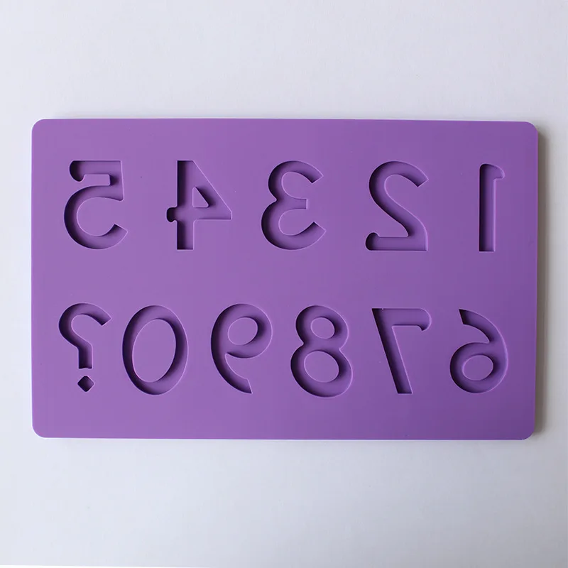 

Number Shaped Silicone Cake Mold Kitchen Baking Mold Silicone Cake Pad Printing Pad Fondant Cake Tools Cake Decoration Mold