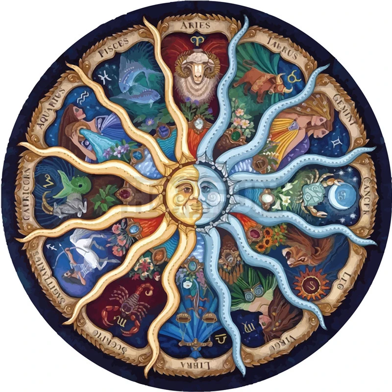 

Full Square/Round Drill 5D DIY Diamond Painting "12 constellation" 3D Embroidery Cross Stitch Mosaic Home Decor