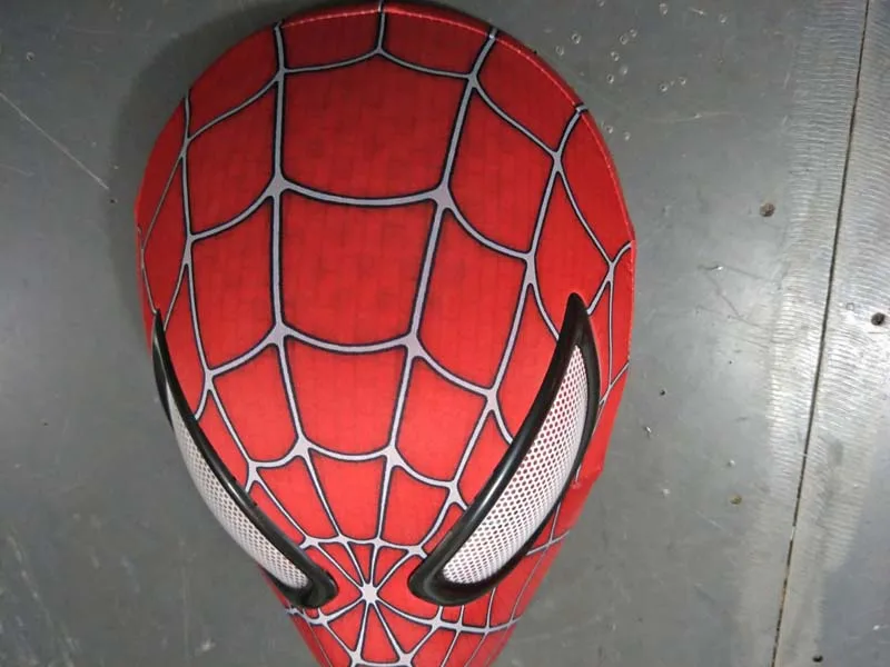 Cosplay The Amazing Spider-Man 2 Spider Helmet spiderman homecoming Spider-Man Faceshell With Lenses&Fabric spiderman mask