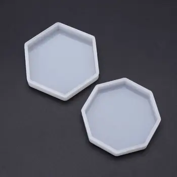 

Silicone Mold Mirror DIY Epoxy Resin Crafts Jewelry Making Pendant Decoration Geometric Hexagonal Handmade Molds Ornaments W77