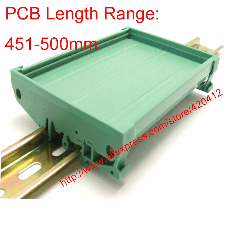 UM90 PCB length 451 500mm profile panel mounting base PCB housing PCB