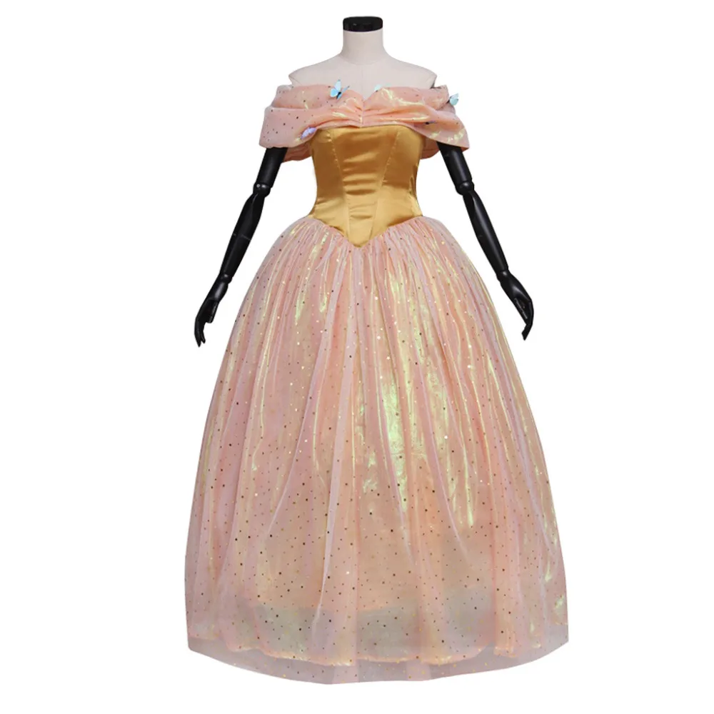 

Adult Princess Cinderella Dress Deluxe Cinderella Cosplay Costume Women Party Dress Halloween Fancy Dress Custom Made