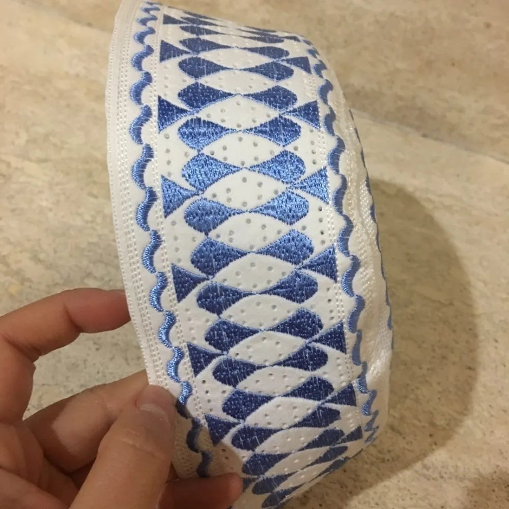 Мусульманские мужские шапки синие мусульманские Kippah Yarmulke индийские Kippot