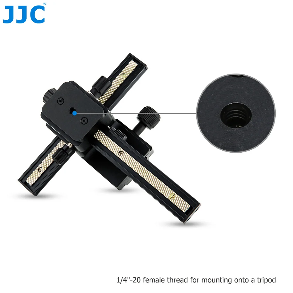 JJC макро фокусировочные рельсы Rrecise позиционирование камеры в X и Y направленных осях особенности Arca Swiss БЫСТРОРАЗЪЕМНАЯ пластина