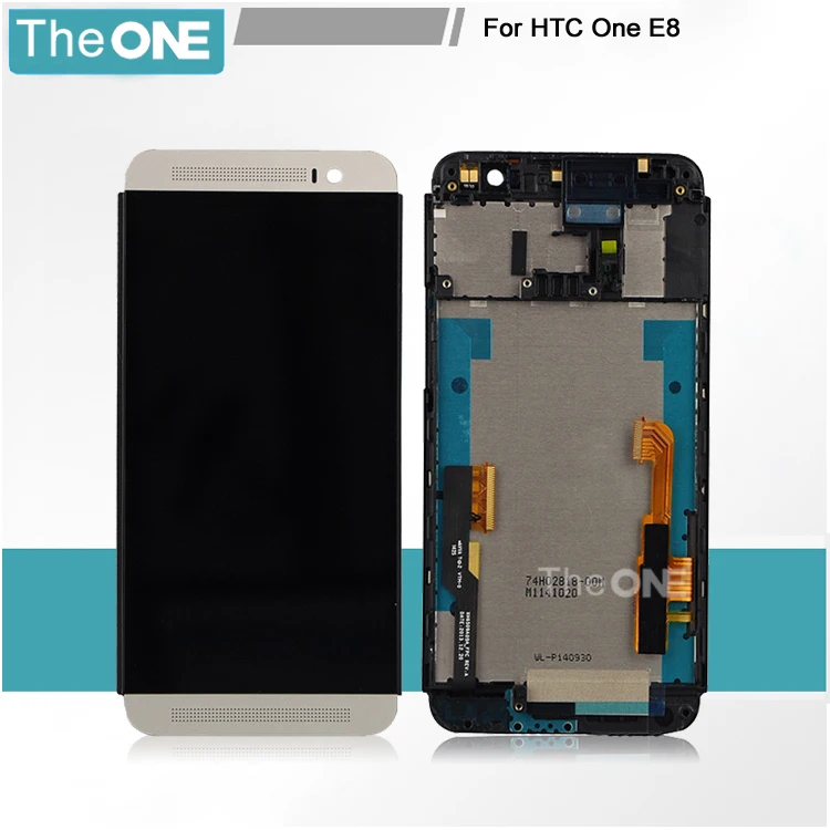 

100% Tested LCD Screen Display+Touch Digiziter With Frame For HTC One E8 Black/Gold
