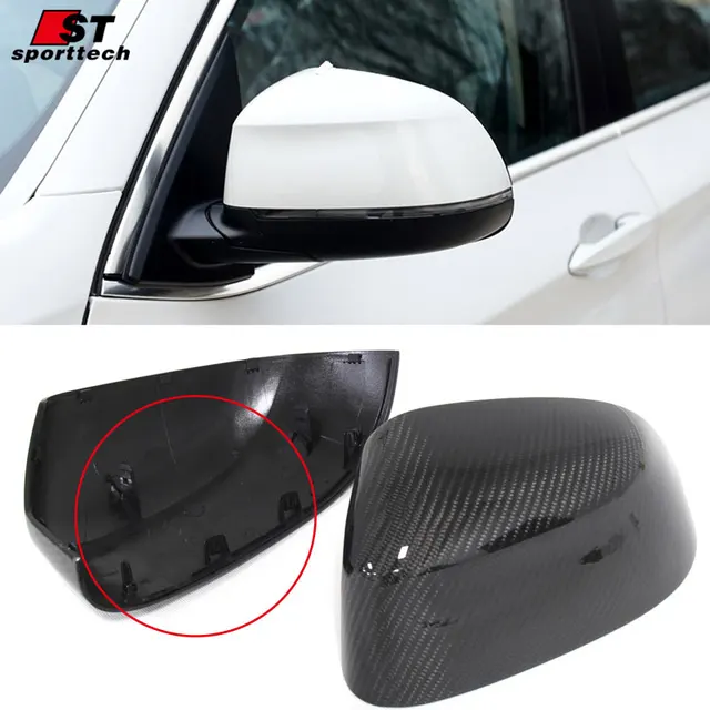 Buy Rear view Mirror Cover For BMW F15 X5 Carbon Fiber