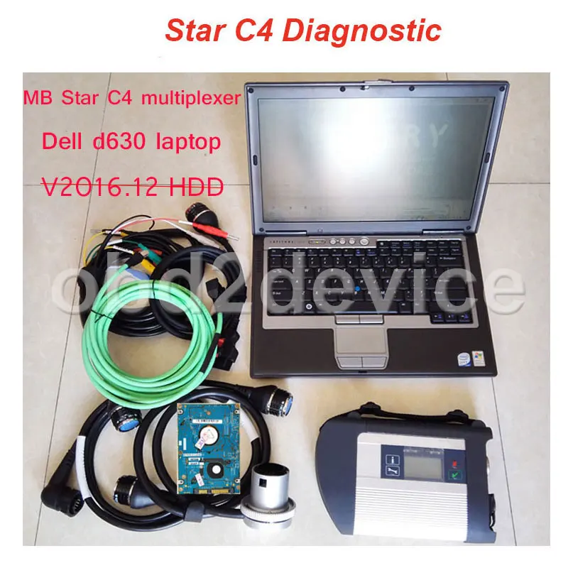 

Full Chip PCB sd connect MB Star C4 support Multi-Languages with Hdd software with WIFI laptop for cars and trucks DHL free