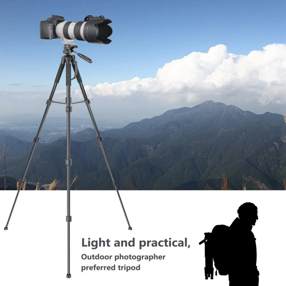 

CAMBOFOTO Camera Tripod Portable Flexible With Quick Release Plate With Ball Head Angle Lock Rubber Foot Pad Panning Dial