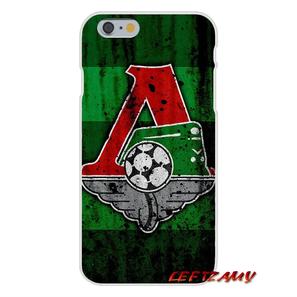 Lokomotiv Moscow Динамо Москва аксессуары телефон оболочки чехлы для iPhone X 4 4S 5 5S 5C SE 6 S 7 8