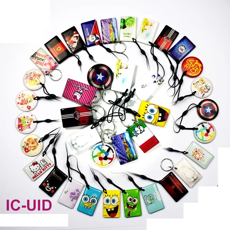 UID RFID 13 56 копировальный аппарат MHz копия клон IC бирки карта Наклейка брелок маркер