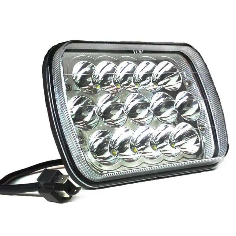 

2PC 5X7 7X6 Sealed Beam LED Headlight Replacement for Jeep Cherokee XJ Trucks