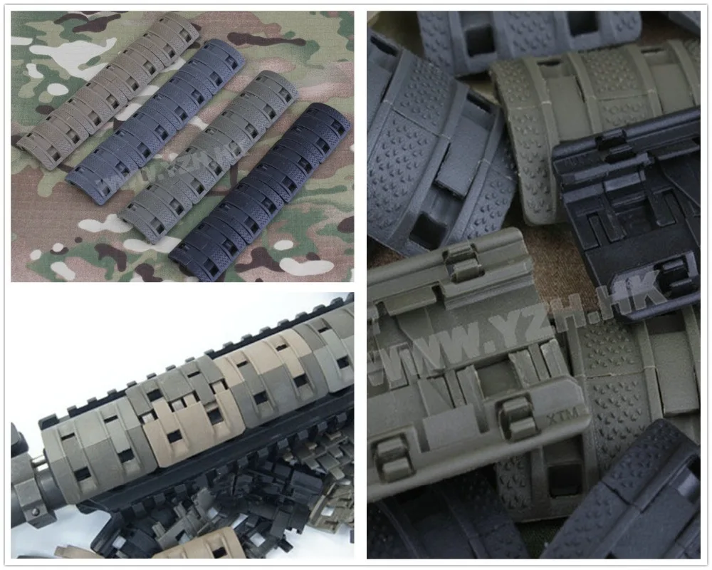 

32Pcs in 1 Pack Tactical Airsoft Rail Panels Covers Flat Pat Pend 4 Colors Avaliable New panel Hunting Shooting Accessories