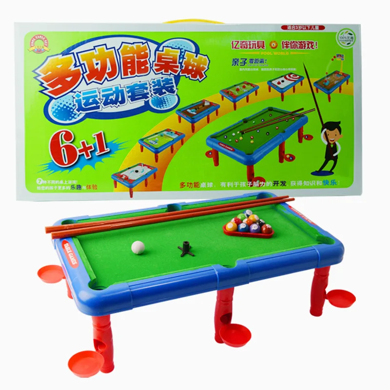 7 in 1多機能ミニビリヤードサッカーバスケットボールテーブル