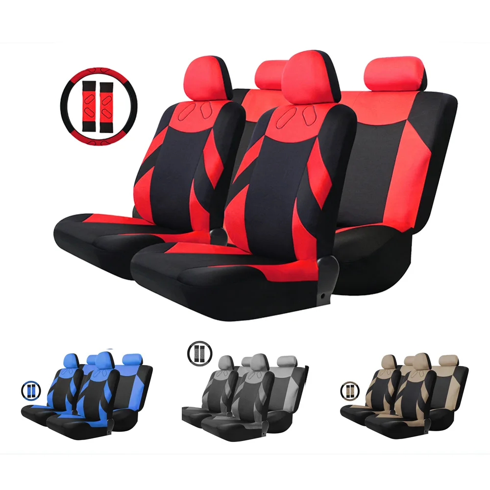 

New 13pcs Car Seat Cover Set Universal Fit Most Cars Covers Auto Vehicle Cushion Protector Car Seat Protector