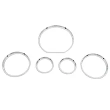 Хромированный набор колец приборной панели для Mercedes Benz W140