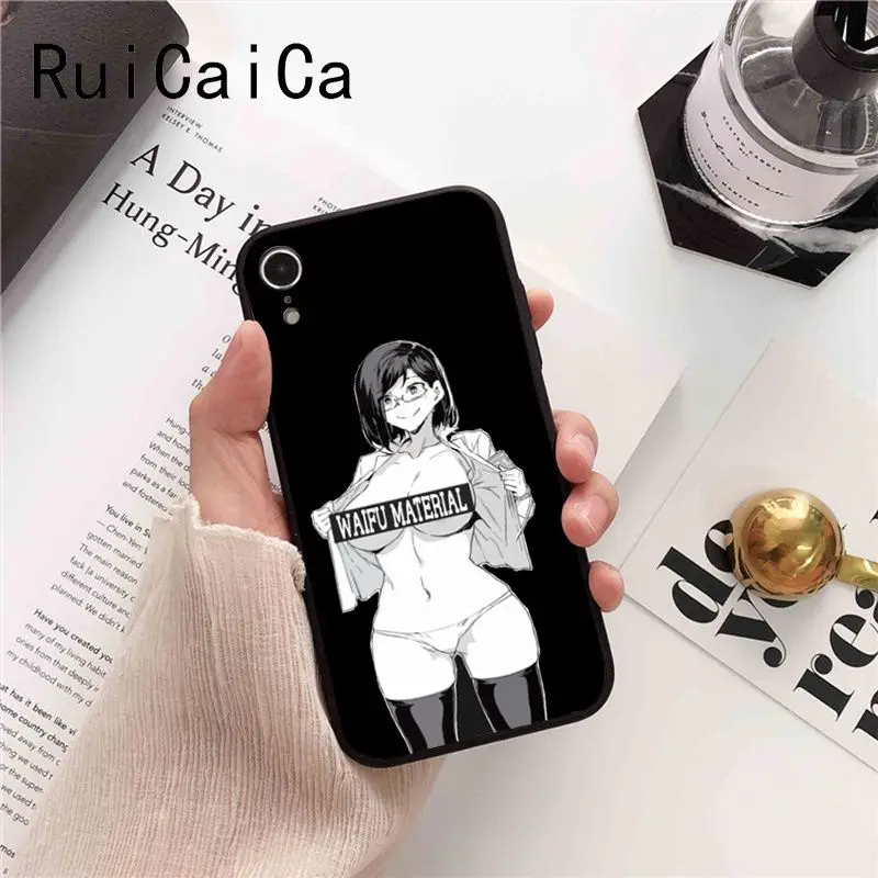 Cartoon sexy girl Sugoi Senpai Anime waifu