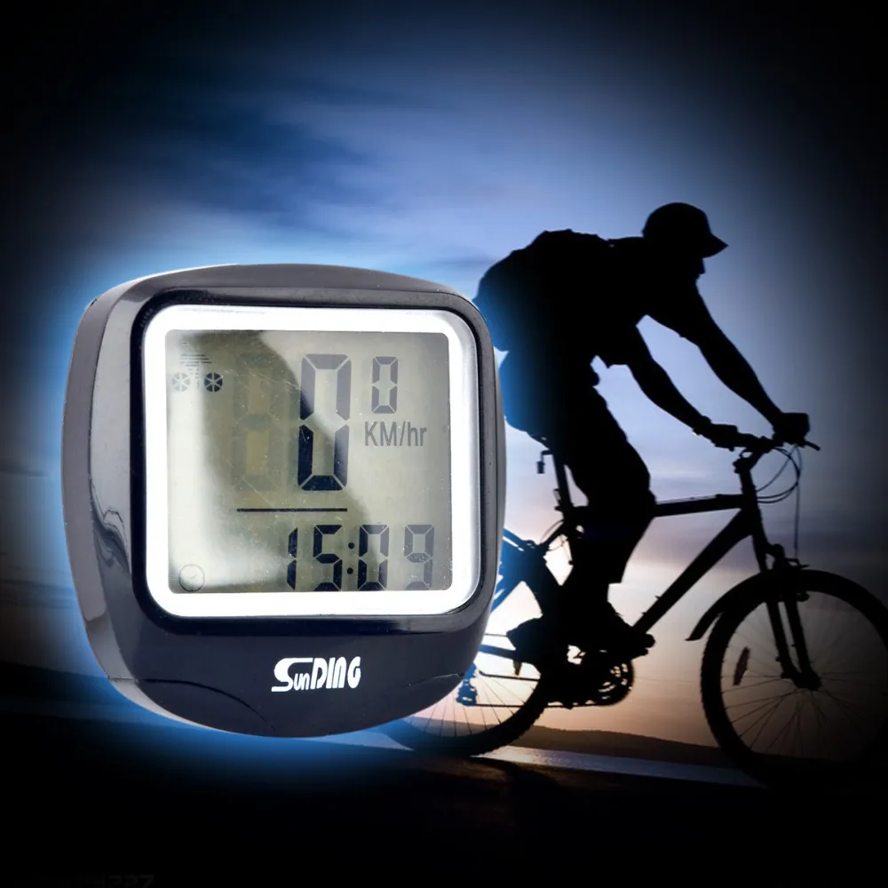 8Eninine Sunding Bike Ciclismo Velocímetro Inalámbrico Bicicleta Impermeable Odómetro Sd-568Ae Negro