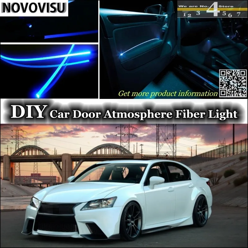 Us 21 85 13 Off Novovisu For Lexus Gs 250 300 350 400 430 450h For Toyota Aristo Interior Ambient Light Atmosphere Fiber Optic Band Lights Door In