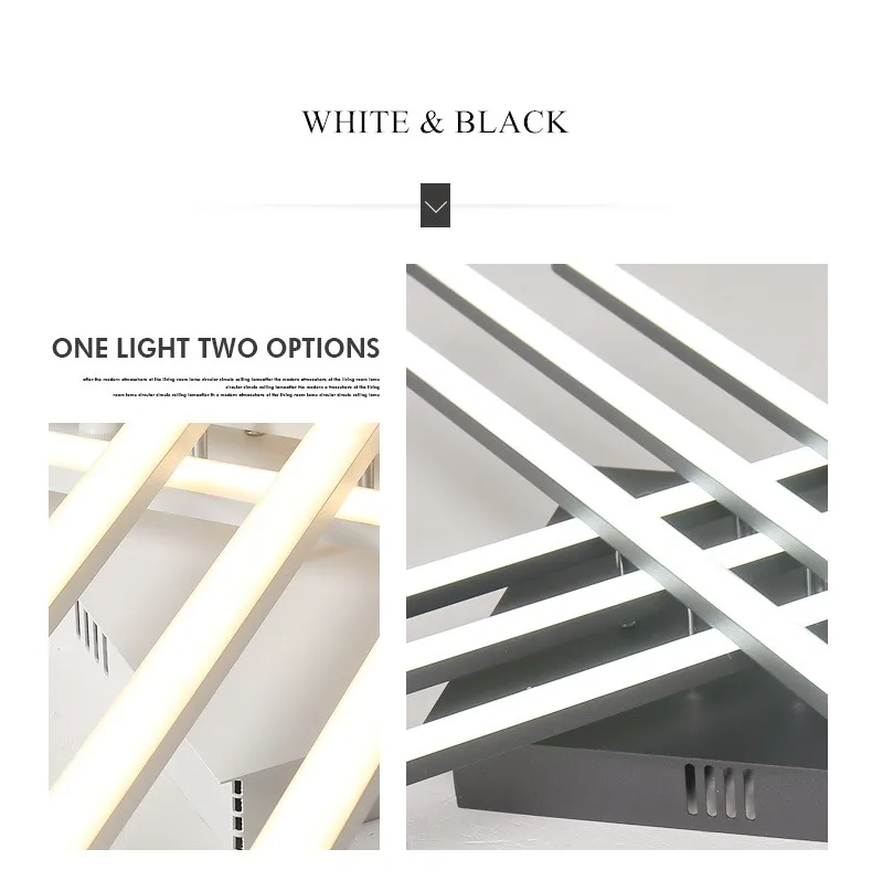 Surface mount ceiling chandeliers modern led chandelier lighting fixtures 3