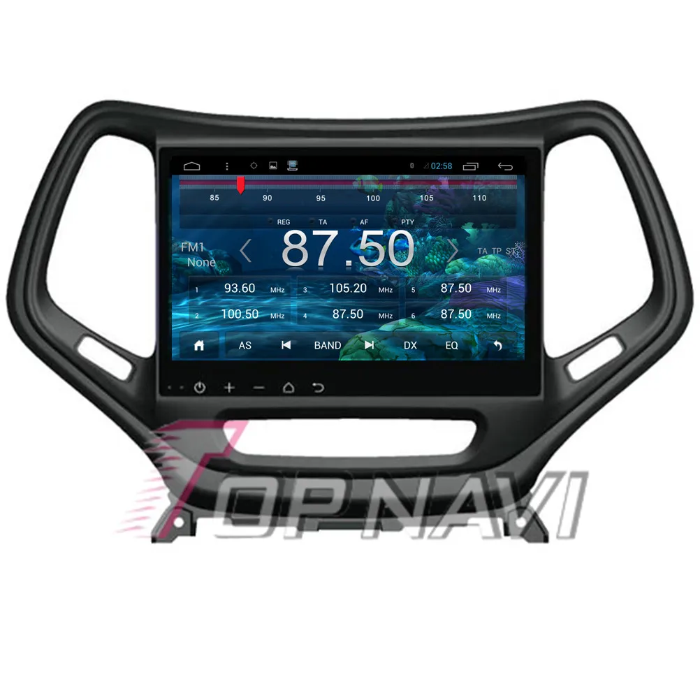 Cheap Topnavi 10.2" Quad Core Android 6.0 Car GPS Navigation for Cherokee Autoradio Multimedia Audio,NO DVD 2