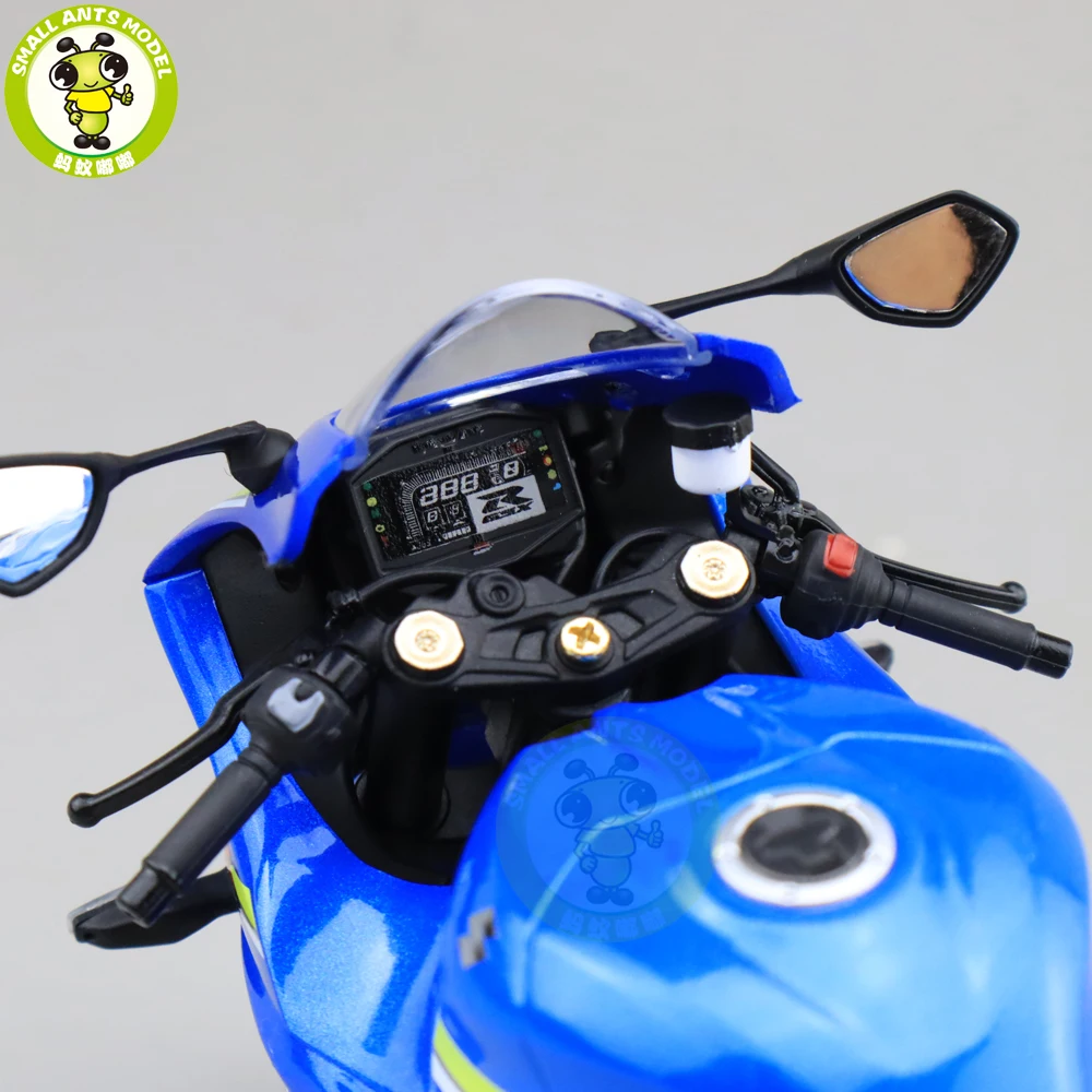 1/12 Suzuki натуральная GSX R 1000R Литая модель мотоцикла игрушки для мальчиков и девочек