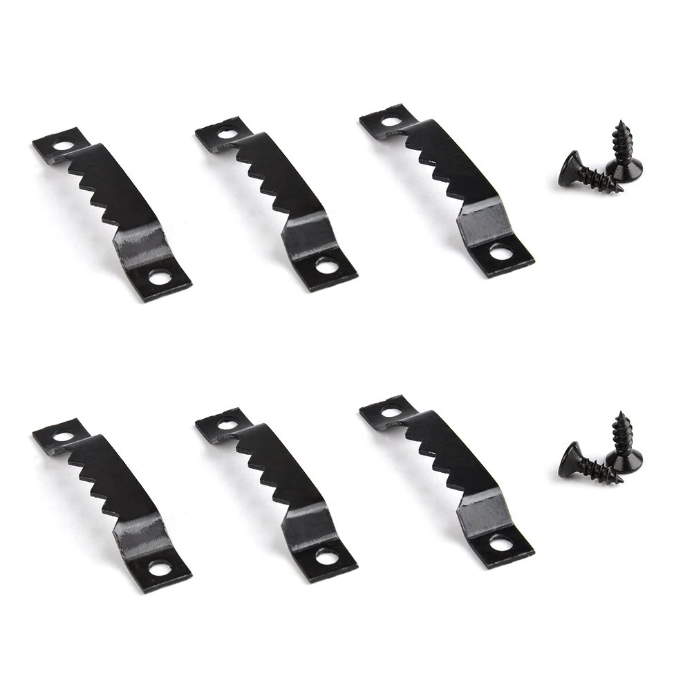 

100Pcs Hanger Multi Functional Hook Set Stable Saw Tooth With Screws Decorative Metal Photo Frame Easy Install Tools Hanging