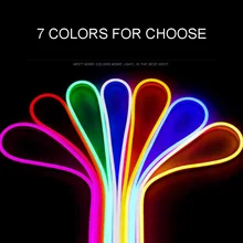 220V Neon led strip light rope light tape ribbon 120led/M IP67 Waterproof Flexible Fairy lighting Outdoor and Indoor Lighing