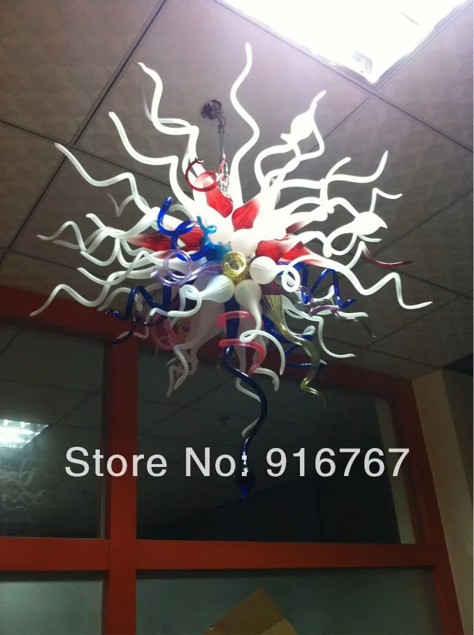 

C20-Free Shipping Art Colorful Glass Chandeliers Sale