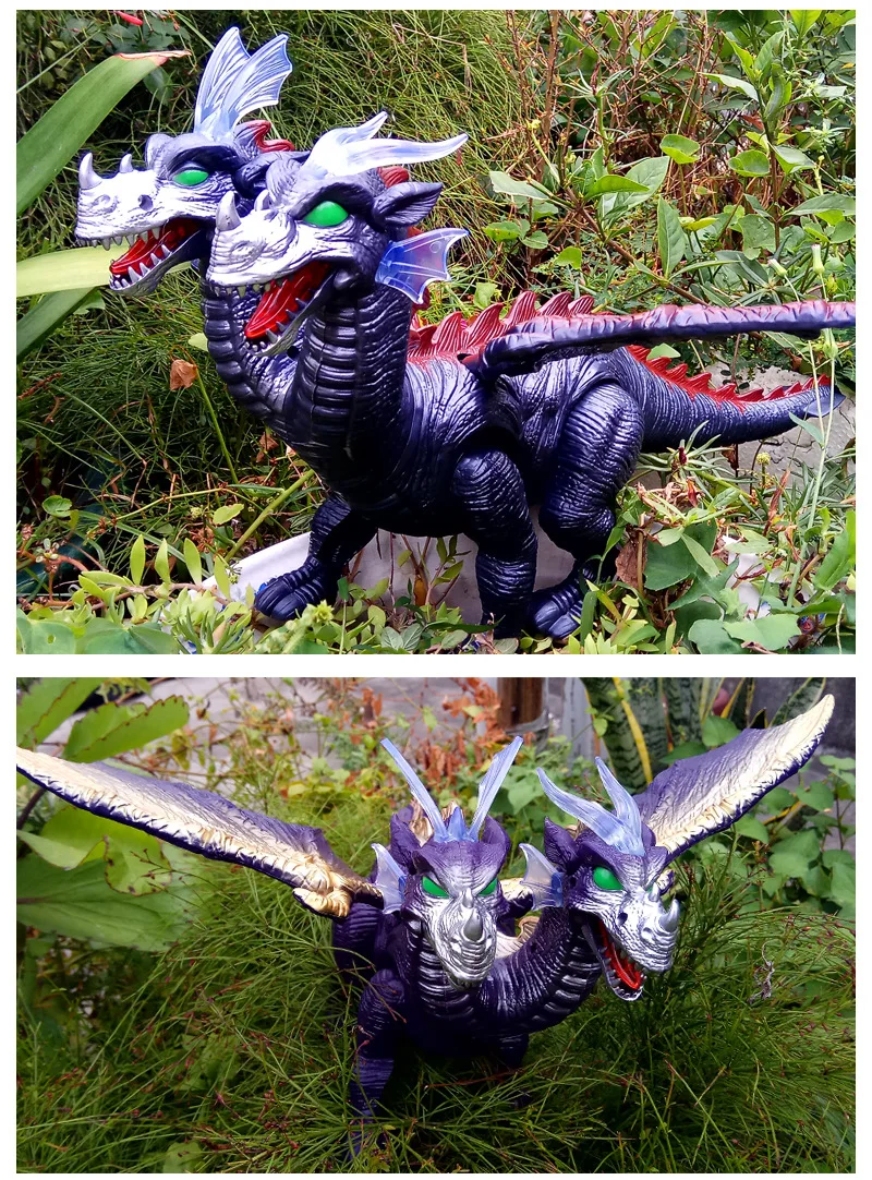 Brinquedos de Dinossauros Elétrica Crianças Pterossauro Dinossauro Dinossauros Jurássicos Caminhada Leve Dupla 12 High Quality Brinquedos e hobbies