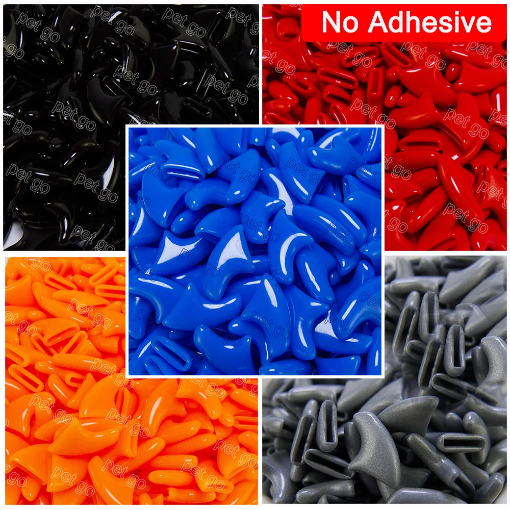 100pcs/lot Soft Silicone Cat nail Caps Control Pet Paw Claw Nail