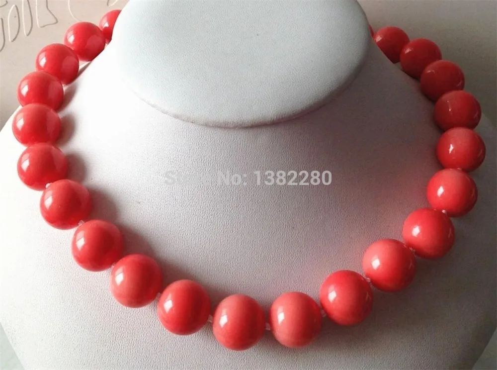 

Women Gift word Love Jewelry Seductive 14mm sea shells pearl necklace 18 inches Beaut 925 silver