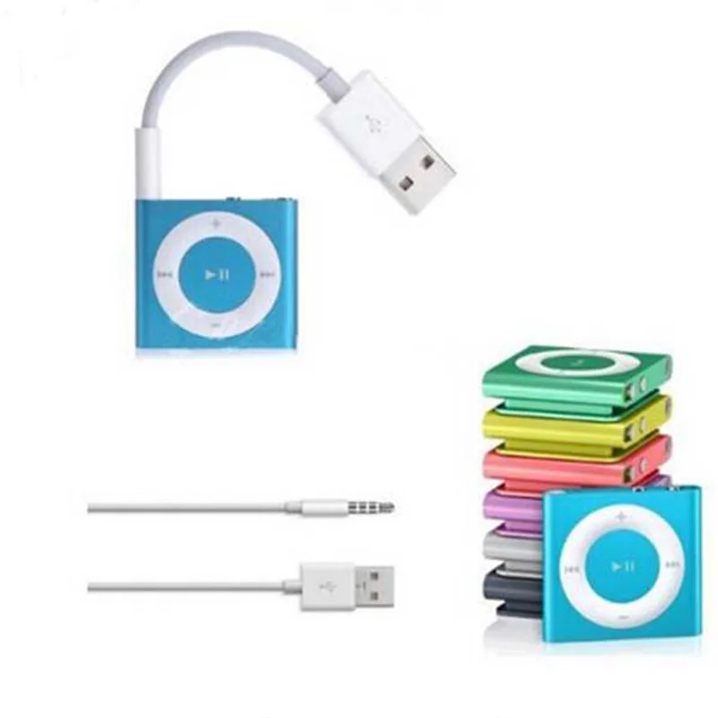 20CM Portable USB Data Cable For Apple iPod USB to 3.5mm Jack Adapter