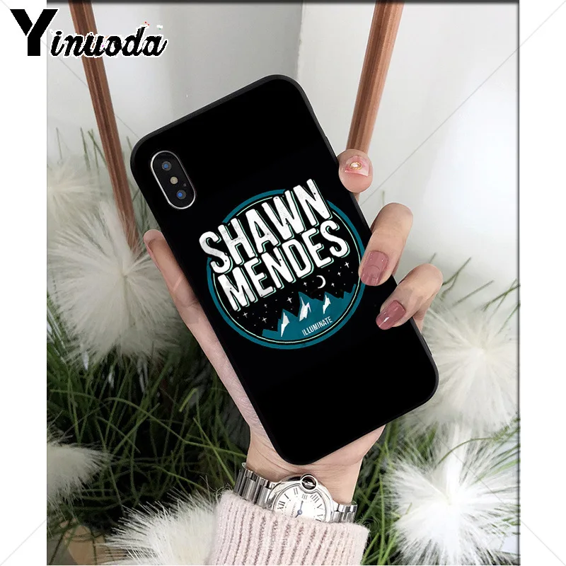 Yinuoda Shawn Mendes 98 мягкий силиконовый чехол для телефона из ТПУ для Apple iPhone 8 7 6 6S Plus X XS MAX 5 5S SE XR - Цвет: A16