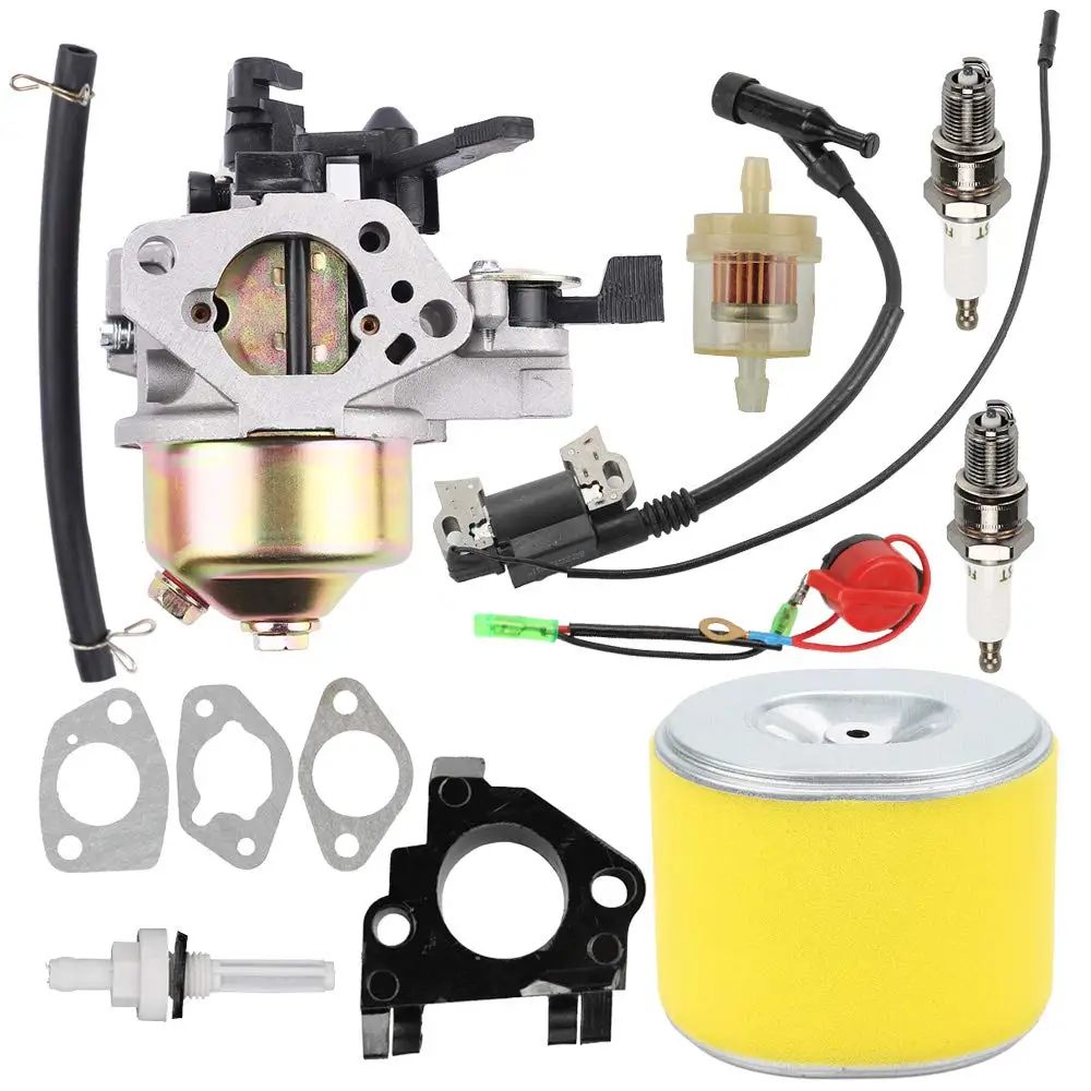 

Carburetor Air Filter Fit Honda GX390 GX340 GX 340 13HP 11HP Lawn Mower Tillers Cultivators TX 413 188F Generator 16100-ZF6-V01