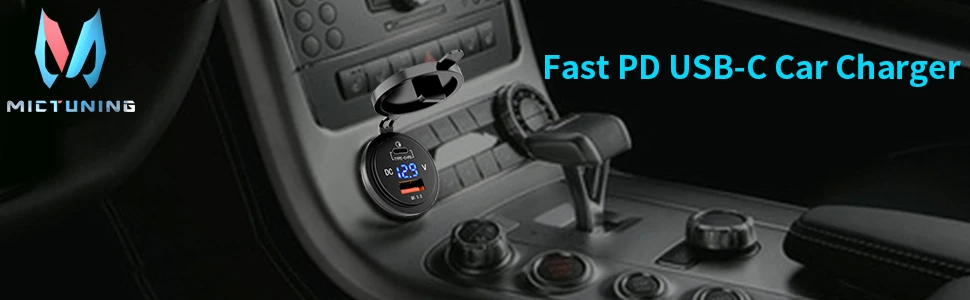 MICTUNING Fast PD USB-C Car ChargerEBC1